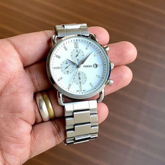 FOSSI-L COMMUTER SILVER WHITE
