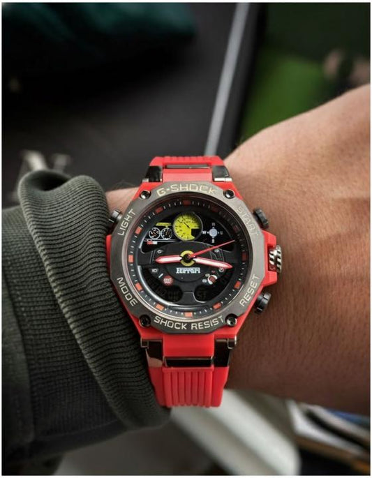 CASIO G-SHOCK FERRAR-I EDITION RED COLOR