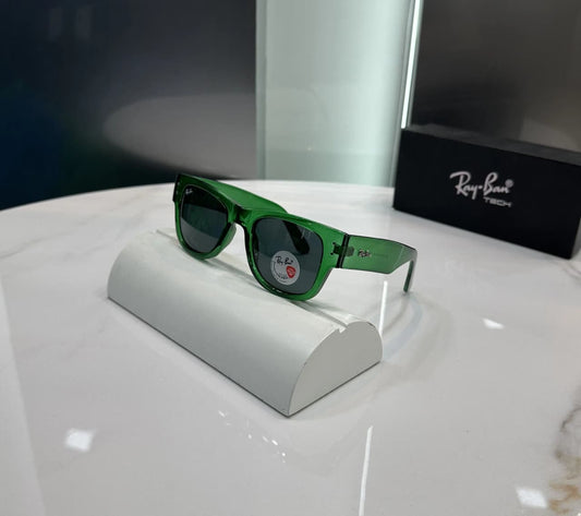 _RAYBAN_PUFFER GREEN SUNGLASSES